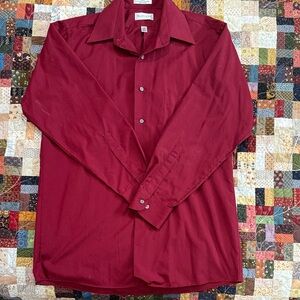 Van Heusen Rich Red Men's Dress Shirt